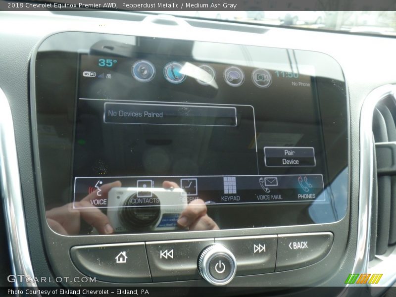 Pepperdust Metallic / Medium Ash Gray 2018 Chevrolet Equinox Premier AWD