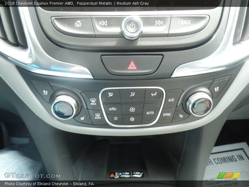 Pepperdust Metallic / Medium Ash Gray 2018 Chevrolet Equinox Premier AWD