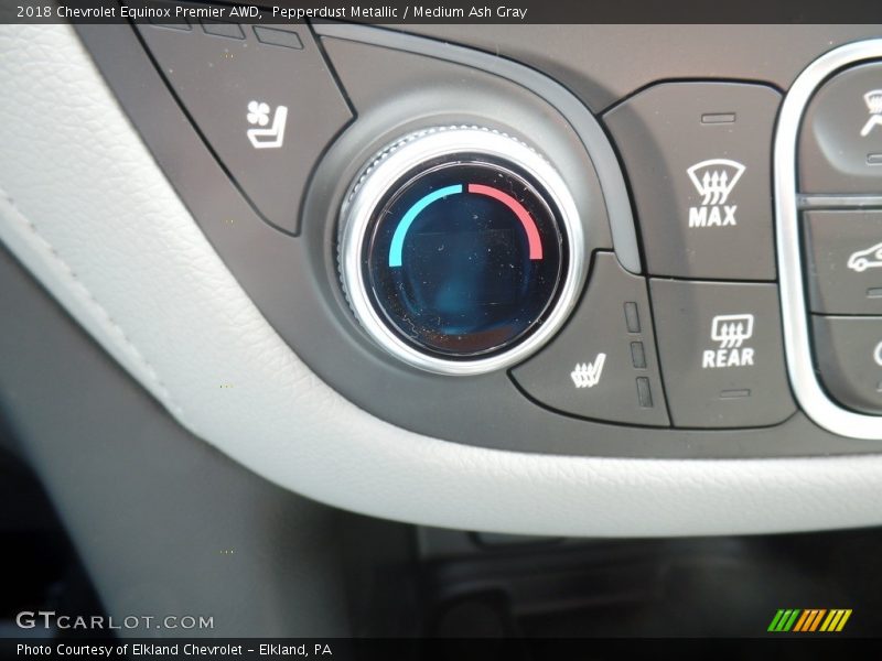 Pepperdust Metallic / Medium Ash Gray 2018 Chevrolet Equinox Premier AWD