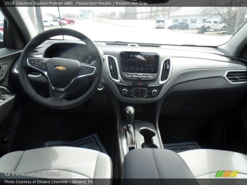 Pepperdust Metallic / Medium Ash Gray 2018 Chevrolet Equinox Premier AWD