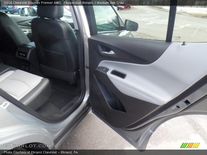 Pepperdust Metallic / Medium Ash Gray 2018 Chevrolet Equinox Premier AWD