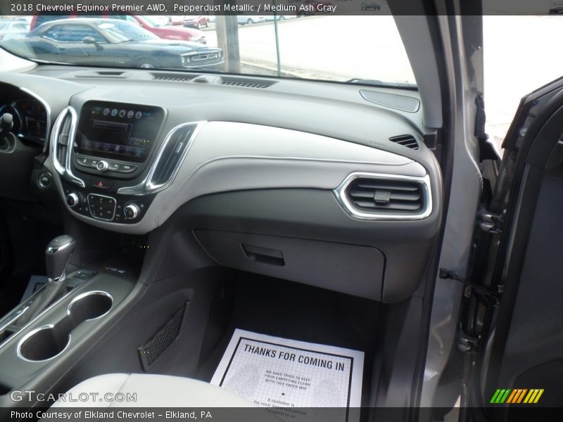 Pepperdust Metallic / Medium Ash Gray 2018 Chevrolet Equinox Premier AWD