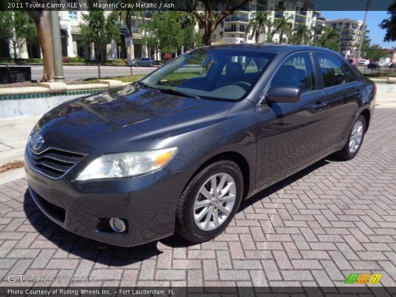 Magnetic Gray Metallic / Ash 2011 Toyota Camry XLE V6