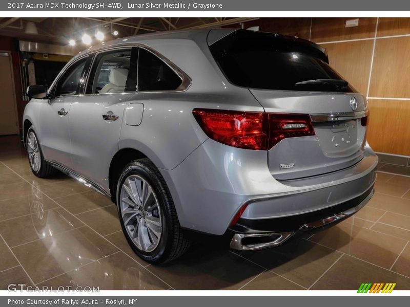 Lunar Silver Metallic / Graystone 2017 Acura MDX Technology SH-AWD