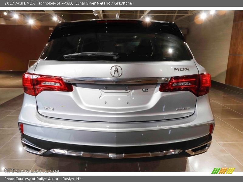 Lunar Silver Metallic / Graystone 2017 Acura MDX Technology SH-AWD