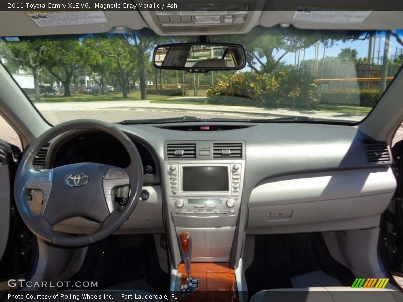 Magnetic Gray Metallic / Ash 2011 Toyota Camry XLE V6