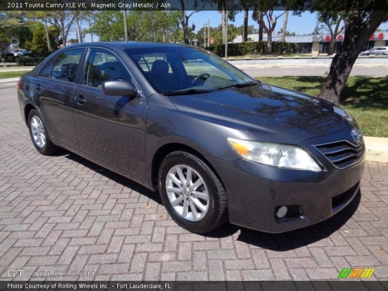 Magnetic Gray Metallic / Ash 2011 Toyota Camry XLE V6