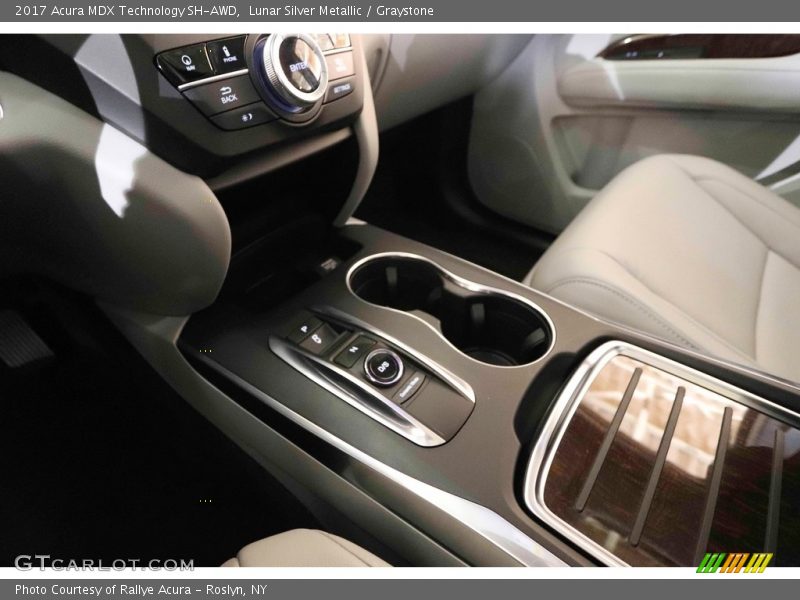 Lunar Silver Metallic / Graystone 2017 Acura MDX Technology SH-AWD