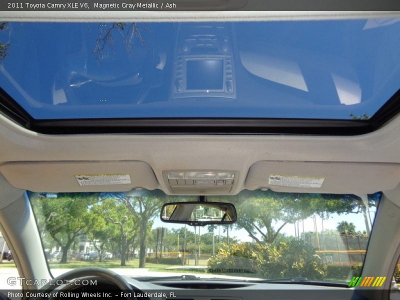 Magnetic Gray Metallic / Ash 2011 Toyota Camry XLE V6