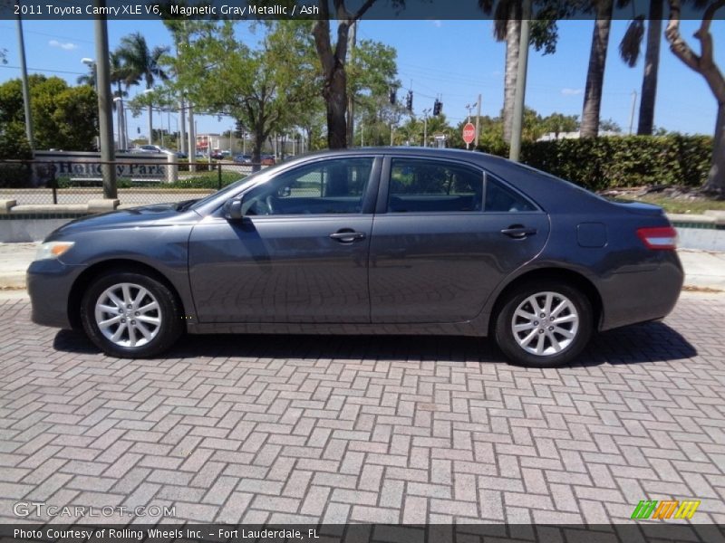 Magnetic Gray Metallic / Ash 2011 Toyota Camry XLE V6