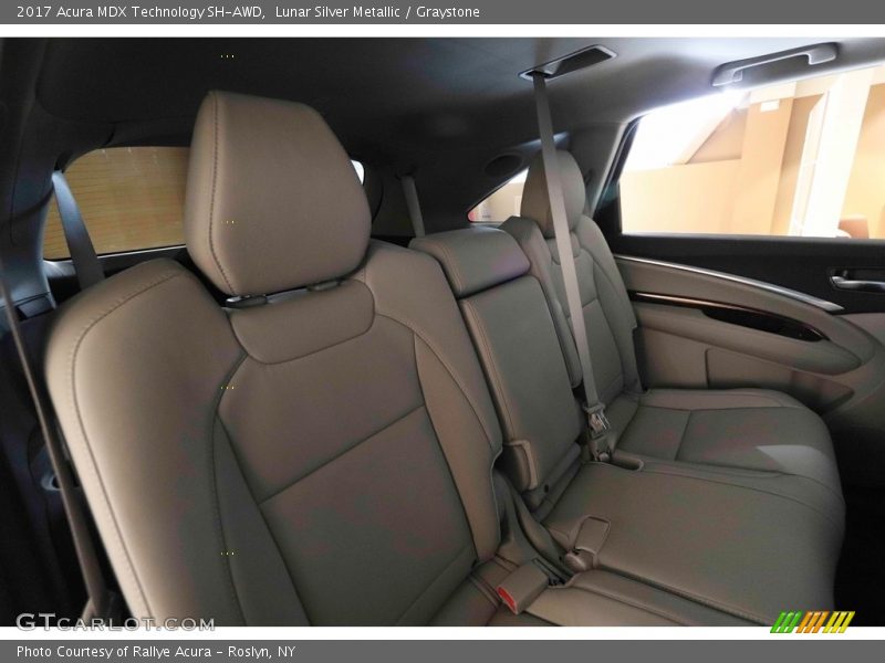 Lunar Silver Metallic / Graystone 2017 Acura MDX Technology SH-AWD