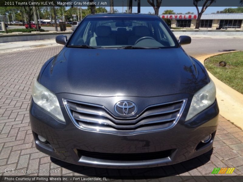 Magnetic Gray Metallic / Ash 2011 Toyota Camry XLE V6