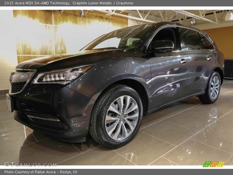 Graphite Luster Metallic / Graystone 2015 Acura MDX SH-AWD Technology