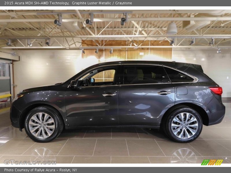 Graphite Luster Metallic / Graystone 2015 Acura MDX SH-AWD Technology