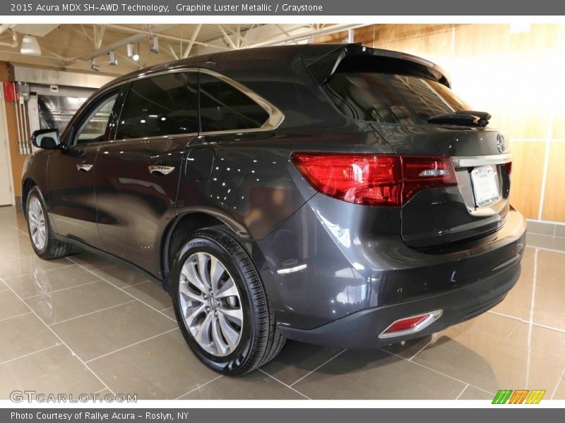 Graphite Luster Metallic / Graystone 2015 Acura MDX SH-AWD Technology