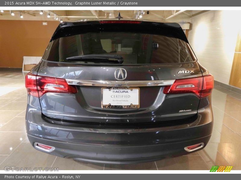 Graphite Luster Metallic / Graystone 2015 Acura MDX SH-AWD Technology