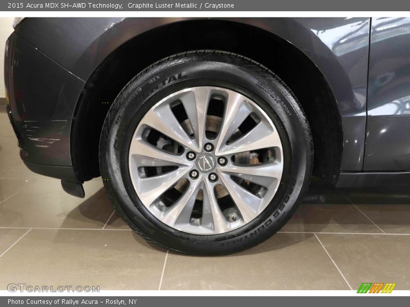 Graphite Luster Metallic / Graystone 2015 Acura MDX SH-AWD Technology