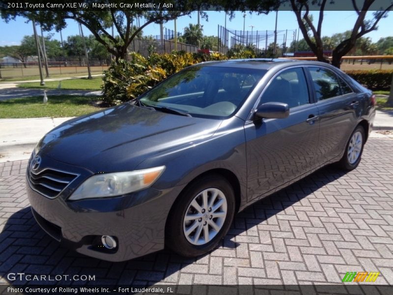 Magnetic Gray Metallic / Ash 2011 Toyota Camry XLE V6