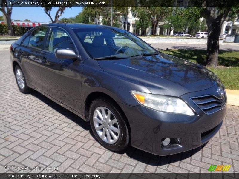 Magnetic Gray Metallic / Ash 2011 Toyota Camry XLE V6