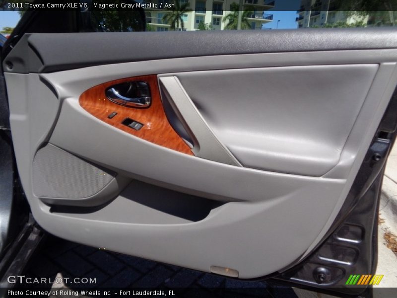 Magnetic Gray Metallic / Ash 2011 Toyota Camry XLE V6