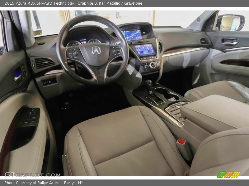 Graphite Luster Metallic / Graystone 2015 Acura MDX SH-AWD Technology