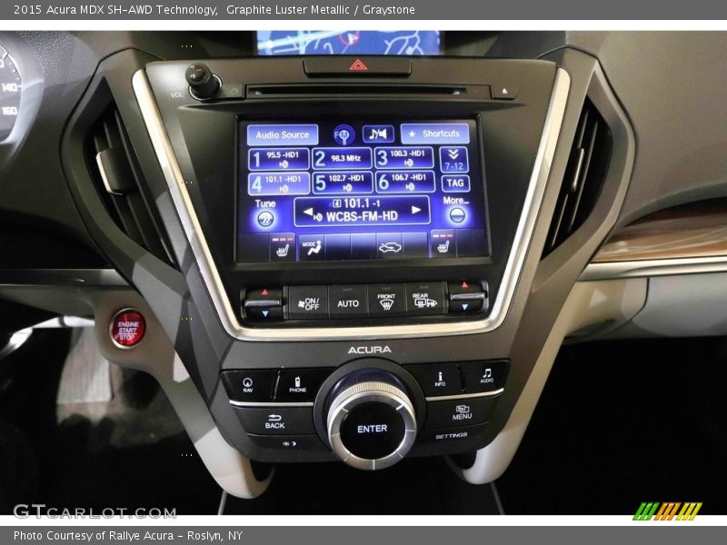 Graphite Luster Metallic / Graystone 2015 Acura MDX SH-AWD Technology
