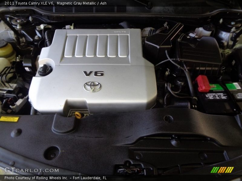 Magnetic Gray Metallic / Ash 2011 Toyota Camry XLE V6