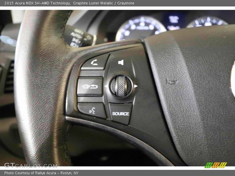 Graphite Luster Metallic / Graystone 2015 Acura MDX SH-AWD Technology