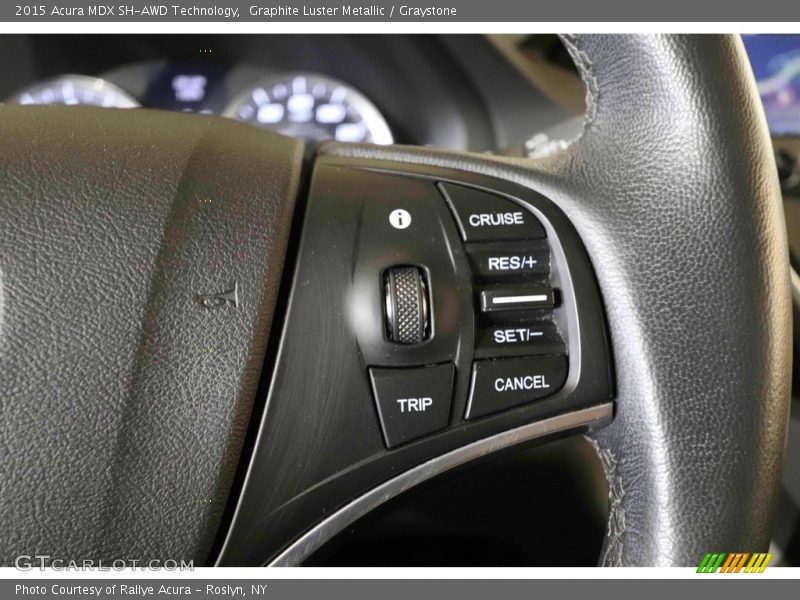 Graphite Luster Metallic / Graystone 2015 Acura MDX SH-AWD Technology