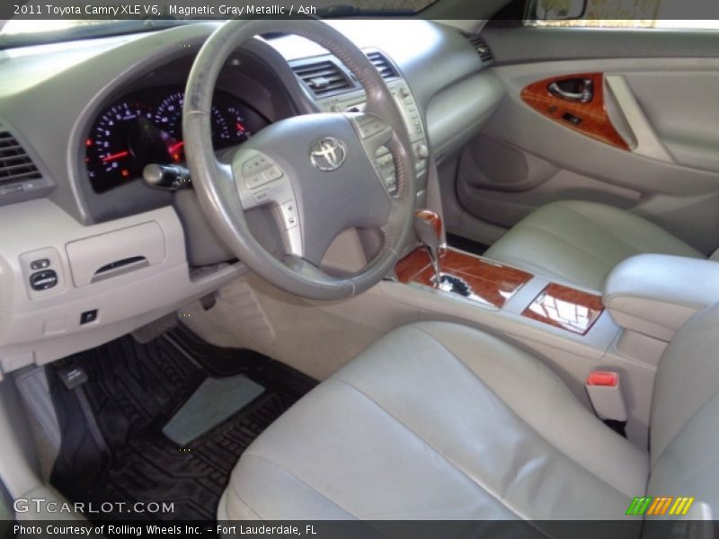 Magnetic Gray Metallic / Ash 2011 Toyota Camry XLE V6