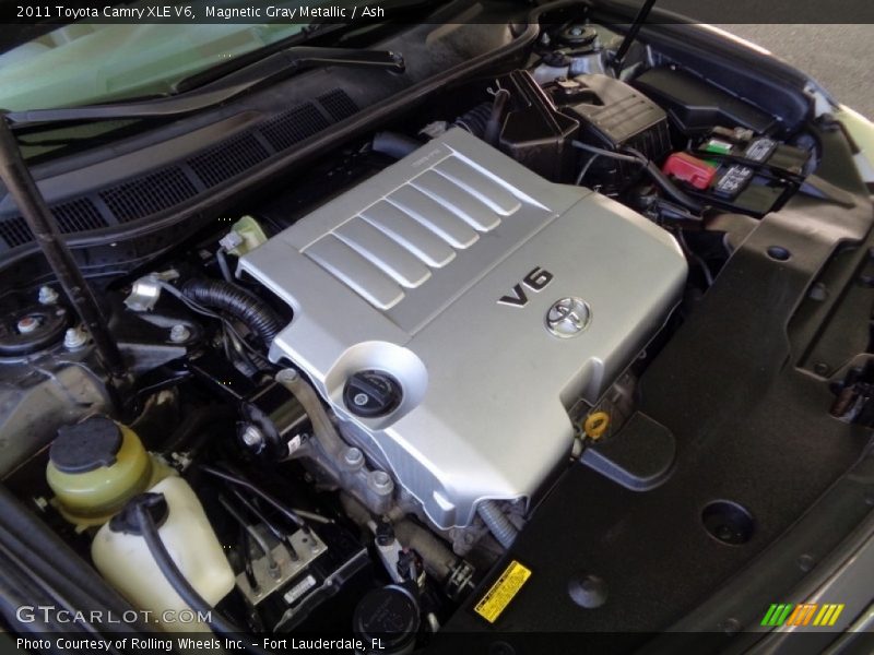 Magnetic Gray Metallic / Ash 2011 Toyota Camry XLE V6