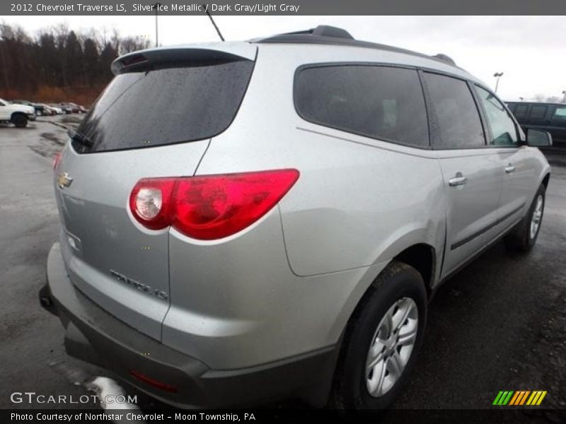 Silver Ice Metallic / Dark Gray/Light Gray 2012 Chevrolet Traverse LS