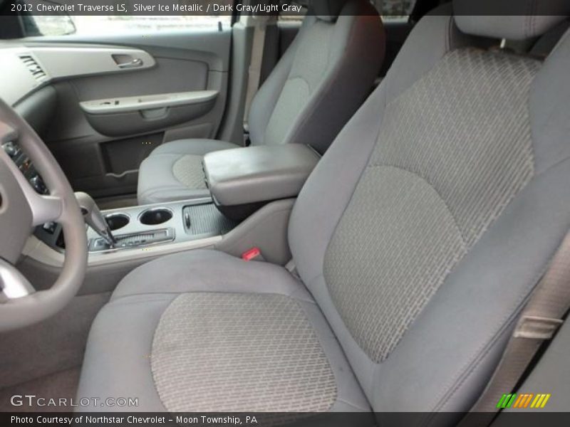 Silver Ice Metallic / Dark Gray/Light Gray 2012 Chevrolet Traverse LS