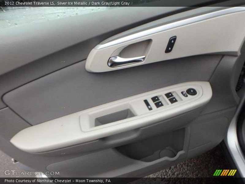 Silver Ice Metallic / Dark Gray/Light Gray 2012 Chevrolet Traverse LS