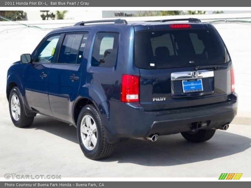 Bali Blue Pearl / Gray 2011 Honda Pilot EX-L