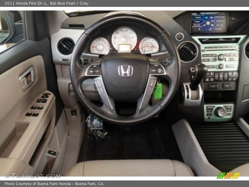 Bali Blue Pearl / Gray 2011 Honda Pilot EX-L