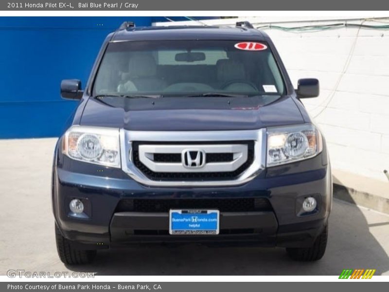 Bali Blue Pearl / Gray 2011 Honda Pilot EX-L