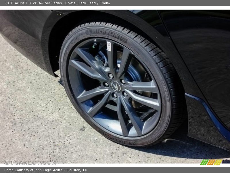Crystal Black Pearl / Ebony 2018 Acura TLX V6 A-Spec Sedan
