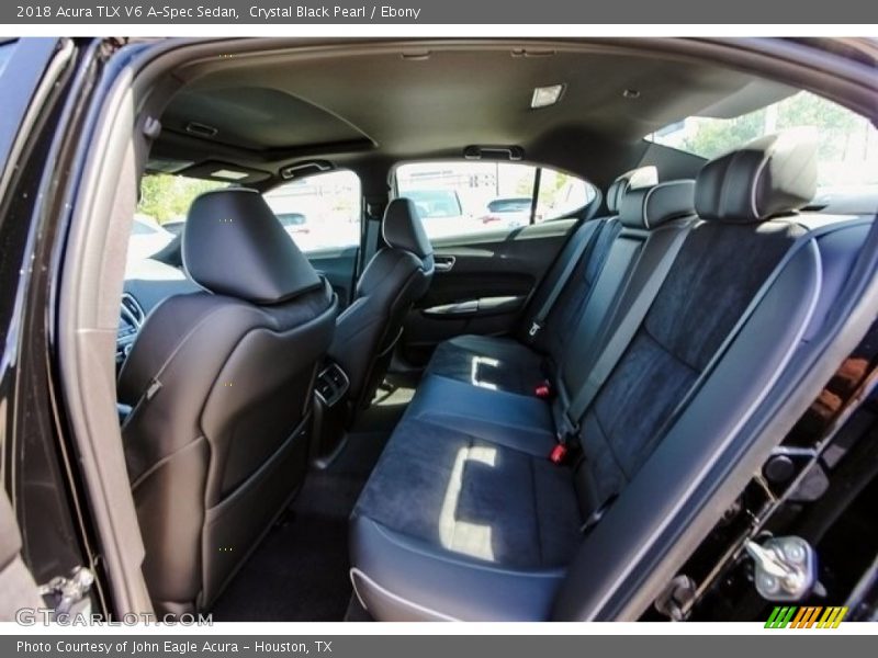 Rear Seat of 2018 TLX V6 A-Spec Sedan