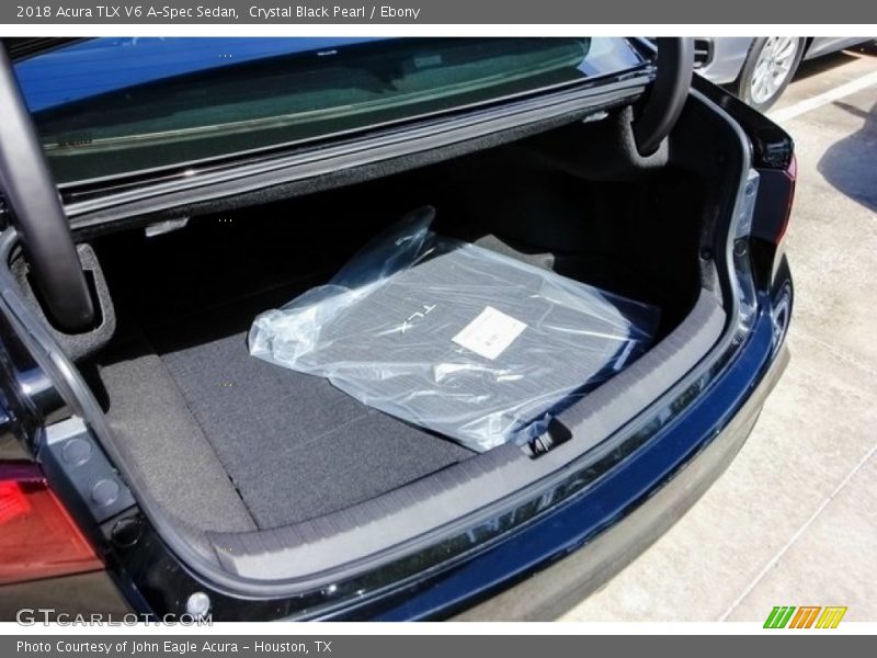 Crystal Black Pearl / Ebony 2018 Acura TLX V6 A-Spec Sedan