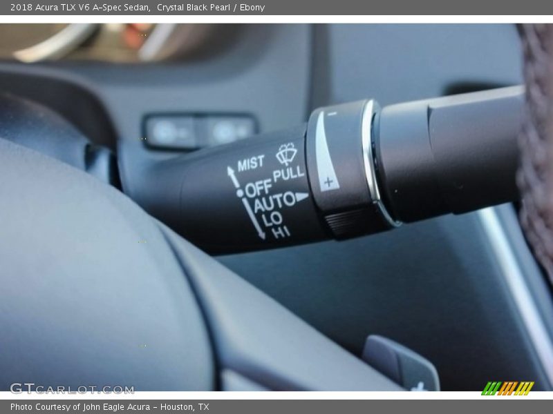 Crystal Black Pearl / Ebony 2018 Acura TLX V6 A-Spec Sedan