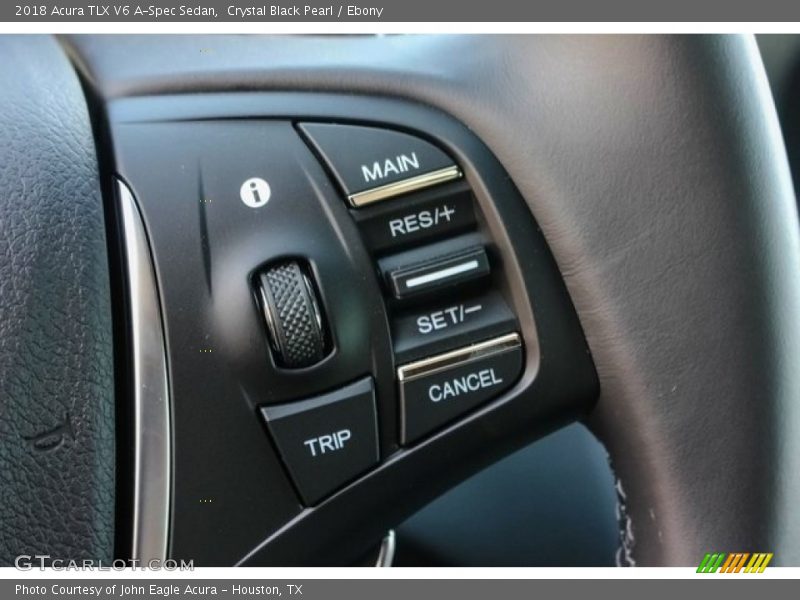 Crystal Black Pearl / Ebony 2018 Acura TLX V6 A-Spec Sedan
