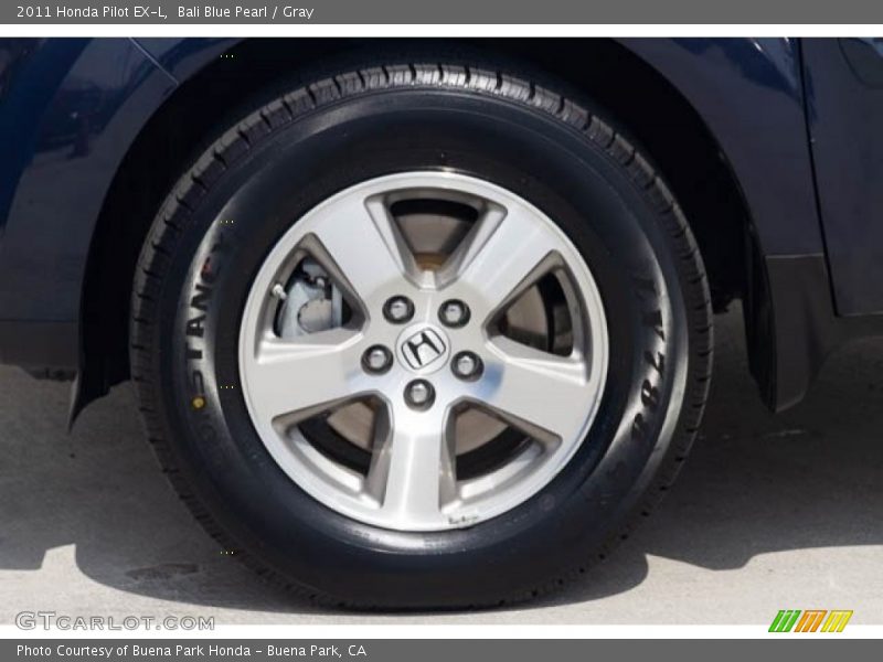 Bali Blue Pearl / Gray 2011 Honda Pilot EX-L