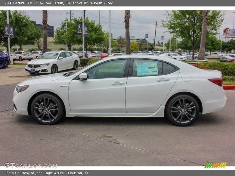  2018 TLX V6 A-Spec Sedan Bellanova White Pearl