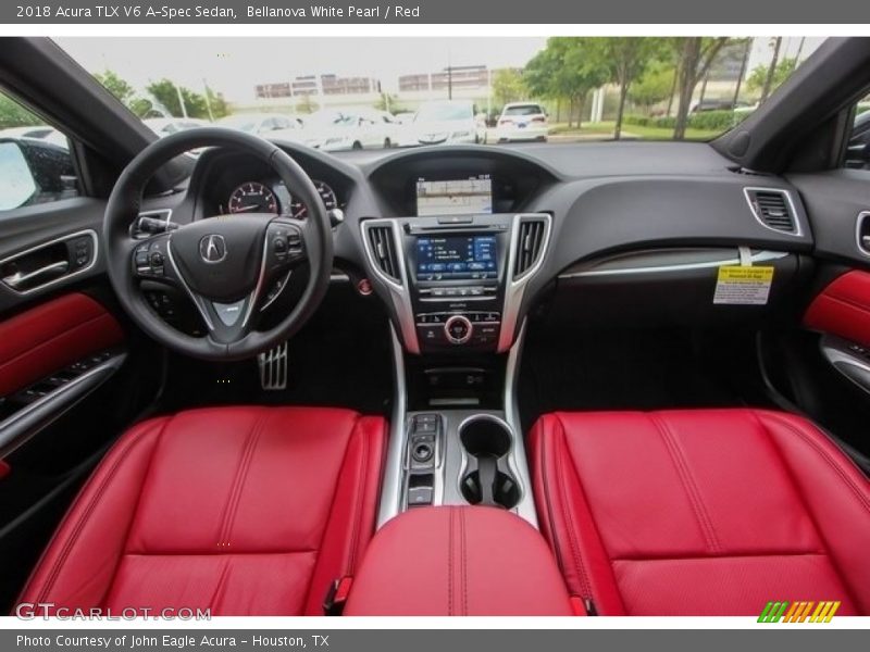  2018 TLX V6 A-Spec Sedan Red Interior