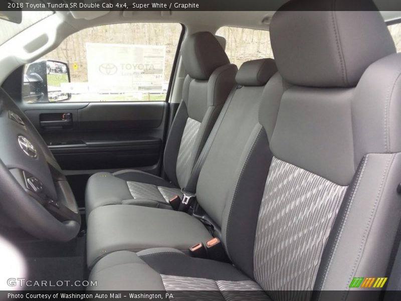 Super White / Graphite 2018 Toyota Tundra SR Double Cab 4x4