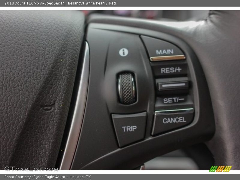 Controls of 2018 TLX V6 A-Spec Sedan