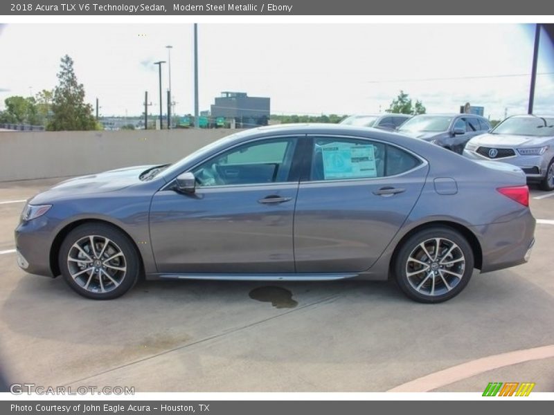 Modern Steel Metallic / Ebony 2018 Acura TLX V6 Technology Sedan