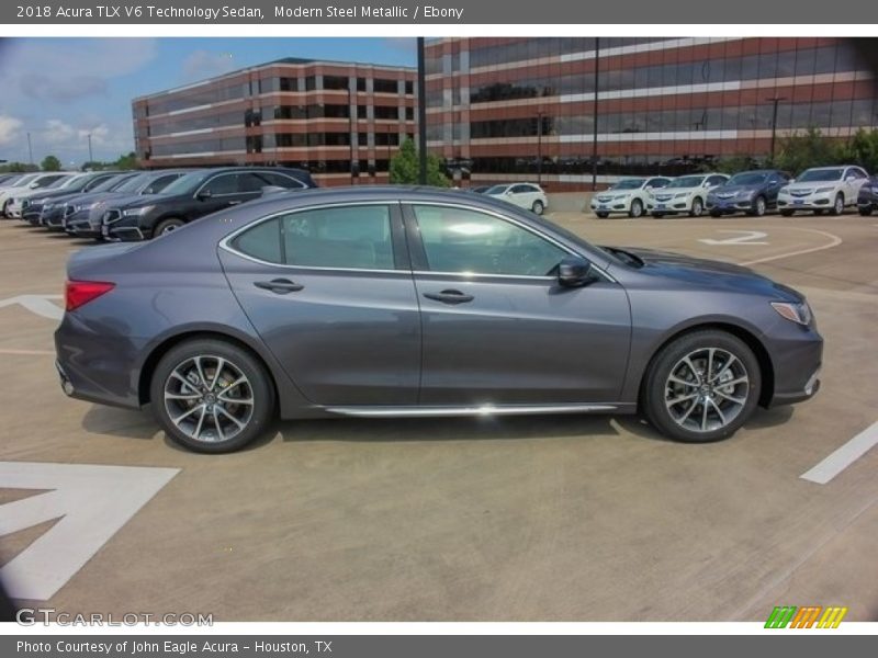Modern Steel Metallic / Ebony 2018 Acura TLX V6 Technology Sedan