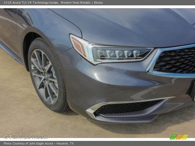 Modern Steel Metallic / Ebony 2018 Acura TLX V6 Technology Sedan